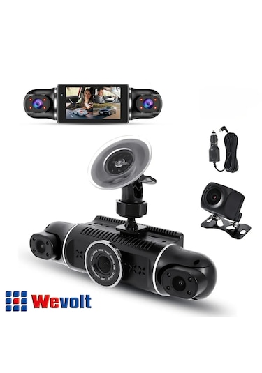 Mb-5900 Yeni Premium 4 Kameralı Full Hd 1080 P Geniş Açı Araç Kayıt Kamerası