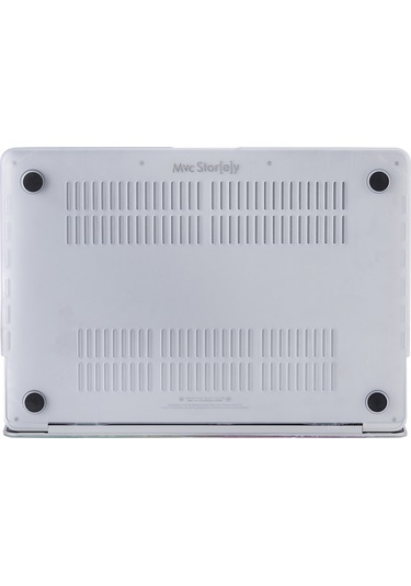 Macbook Air Kılıf 13 İnç Terrazzonl Eski Usb'li Model 2010-2017 A1369 A1466 İle Uyumlu Beyaz