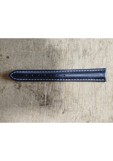 Gogoey Deri Kordon Saat Kayışı Siyah 16 Mm Dks16 Siyah