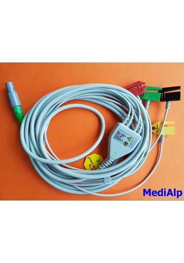 Petaş Kma800 Ekg Kablosu 4 Lead Kiskaç Uçlu