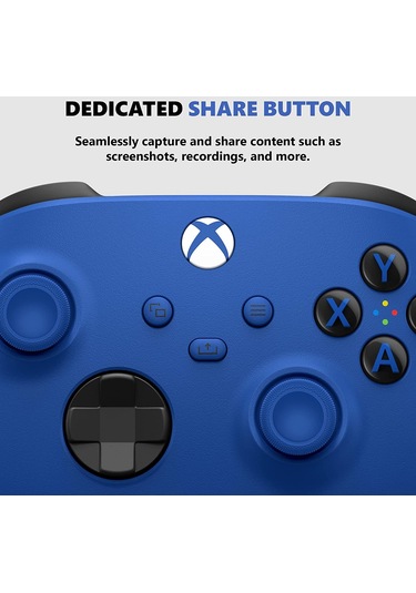 Microsoft Xbox Core Wireless Controller Oyun Kolu Shock Blue