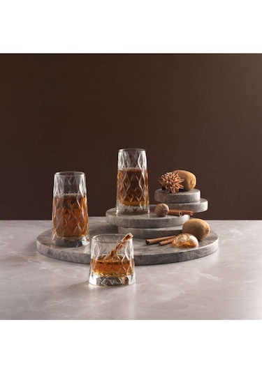 Paşabahçe Leafy Bardak Seti 12'Li 420194 & 420855