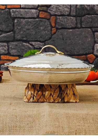 Bakır Pilav Tenceresi 29 Cm 2400 Ml