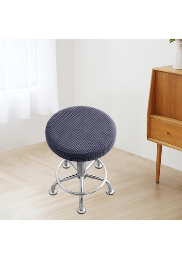 Suntek Magideal Bar Taburesi Kapakları Minderleri Dia.12 14" Mavi gri