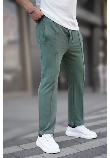 Madmext Haki Açık Paça Erkek Eşofman Altı 6515-haki Haki