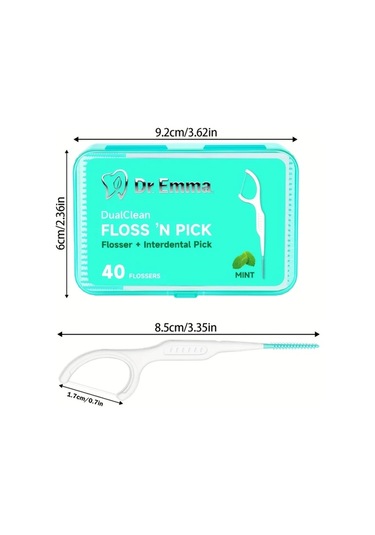 Willowhaven Dr. Emma 80 Adet Nane Aromalı Tek Kullanımlık Diş İpi