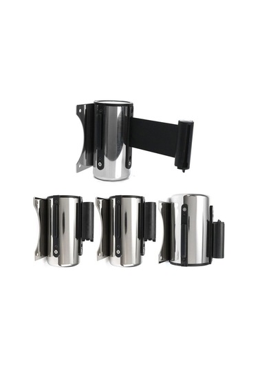 Suntek Stanchion Kuyruk Bariyer Duvara Monte Kalabalık 2m-siyah