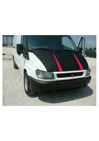 Transit V-184 00-06 Kaput Maskesi Kırmızı Desen