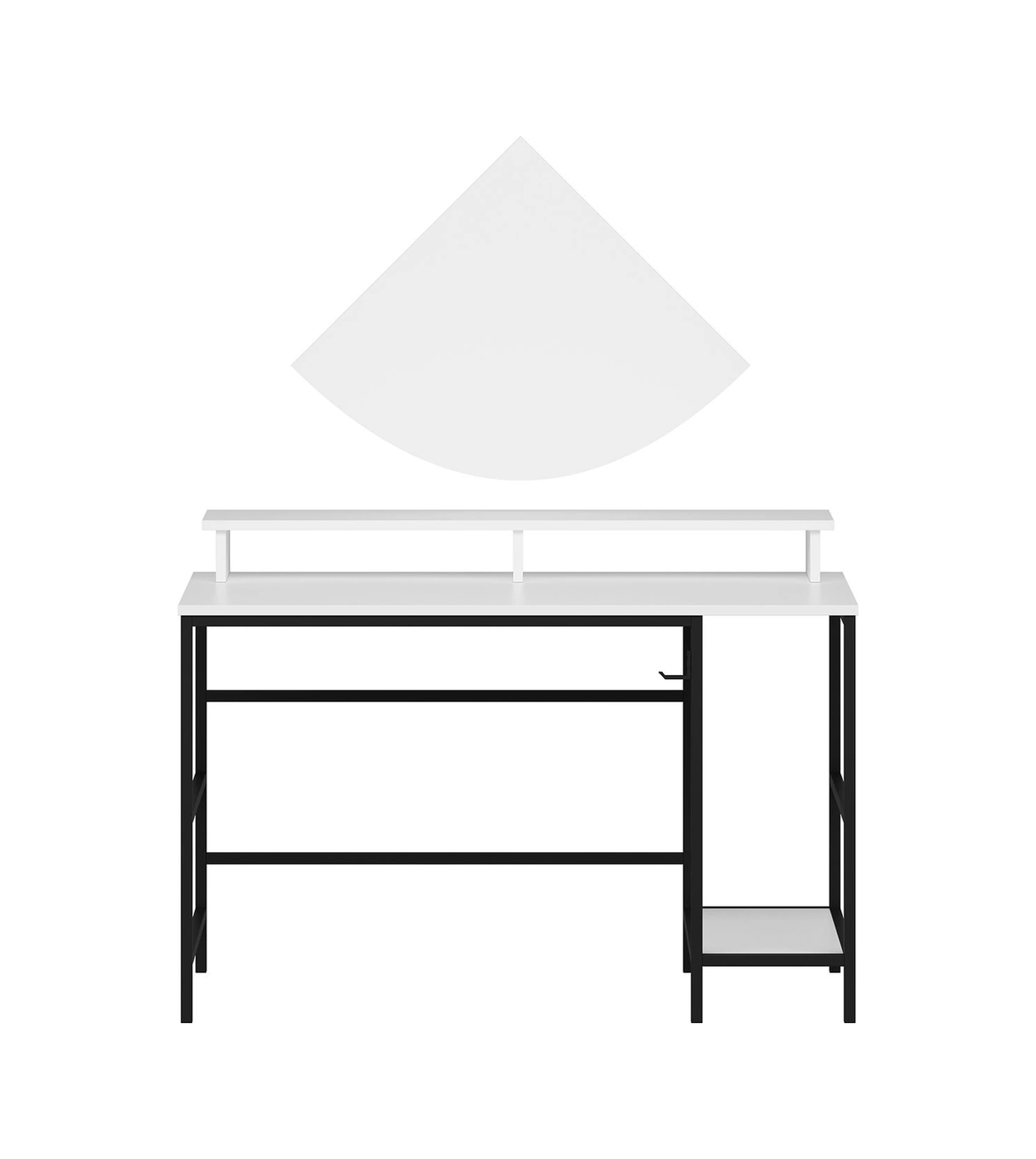 Minar Greta Çalışma Masası Modül2 - Beyaz Beyaz