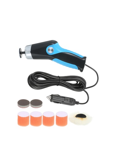 Lemestar 60w Mini Cila Makinesi - 8500 Rpm Ayarlanabilir Hız, Araç Yüzey Parlatma Ve Çizik Giderme İçin Profesyonel Set 111 Karakter