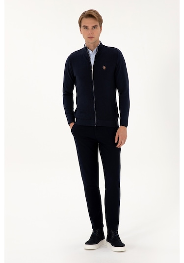 U.s. Polo Assn. Erkek Lacivert Hırka Triko 50307800-vr033 Lacivert