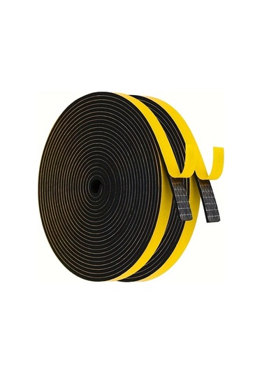 Gateesat 2 Rulo Beyaz 12mm X 3mm Kendinden Yapışkanlı Sessizlik Köpük Bant