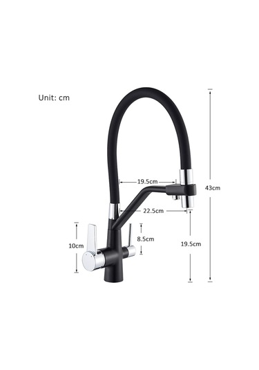 Boheme Siyah Arıtmalı Eviye Bataryası Siyah