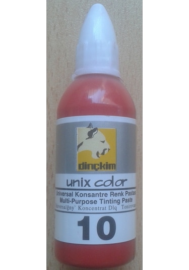 Unix Color Su Bazlı Akrilik Boya Ve Renklendirici (Kırmızı) 20 Ml