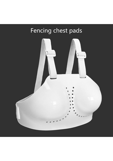 Kadın Makya Eğitim Eskrimcileri Eskrim Koruma Göğüs Koruma Milletleme Göğüs Koruyucusu Eskrim Guard Meme Koruyucusu Beyaz