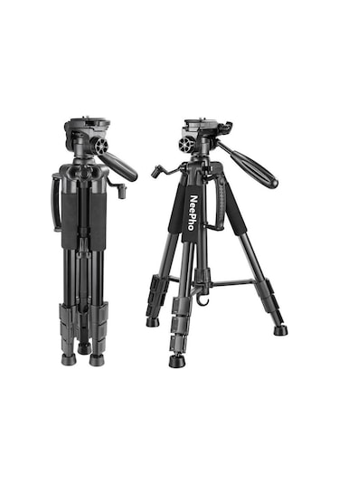 Neepho Profesyonel 175 CM DSLR ve Cep Telefon Tripod + Bluetooth Kumanda