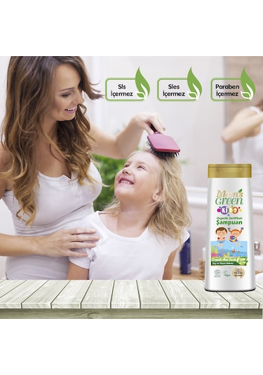 Mom's Green Kids Organik Aloe Veralı Şampuan 3 x 400 ML