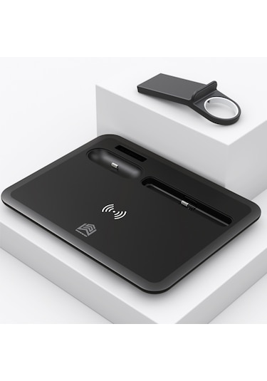Ally 4 In1 15W Kablosuz Hızlı Şarj Standı iphone Uyumlu+Iwatch+Airpods (305122747)