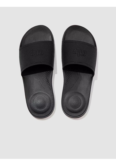 Fitflop İqushıon Slıdes Eq4 Siyah Erkek Terlik Siyah