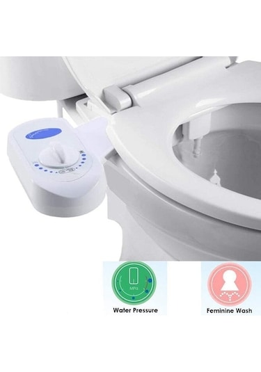 Bloomnest Eıtgzwas 2020 Ev Bide, Tuvalet Bide, Kendi Kendini Temizleyen Jet Sprey, Geri Çekilebilir Su Banyo Aks. Dğ. 46140375 Beyaz
