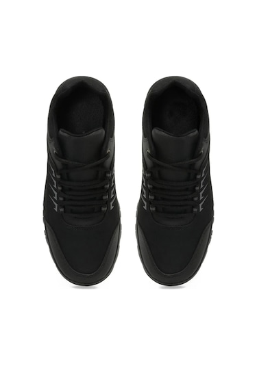 Ghattix Kışlık Erkek Günlük Trekking Ayakkabı Siyah Siyah