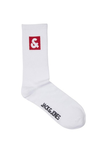 Jack & Jones Jacli Logo Tennis Sock Erkek Çorap-26489 - Kırmızı