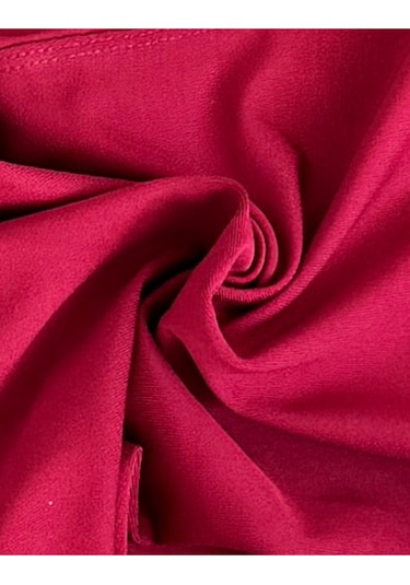 Alya Underwear Büyük Beden Tayt Dalgıç Kumaş Yüksek Bel Bordo