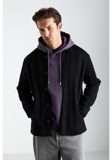CALIANTE  Erkek Regular Siyah Ceket