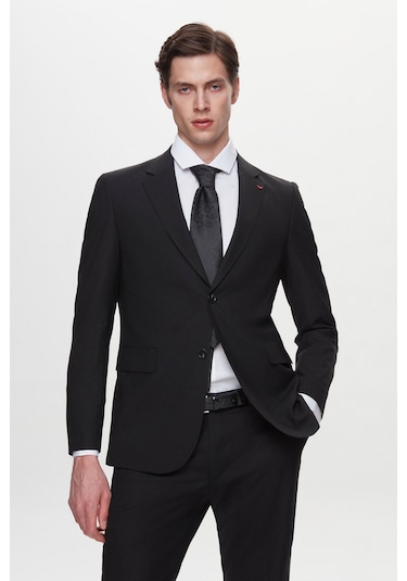 D's Damat Ds Damat Regular Fit Siyah Düz Takim Elbise 5he05ob35565m 001