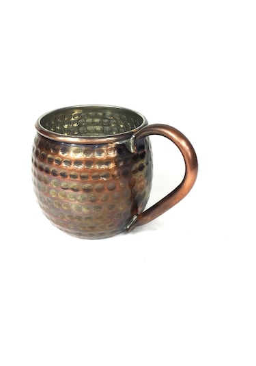 Shark Anatolia Luna Petekli Bakır Kupa Bardak Mug