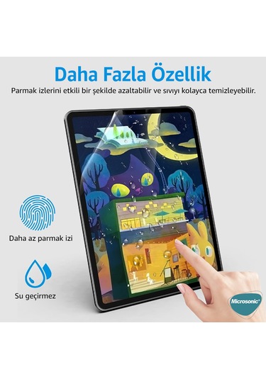 Microsonic İpad Uyumlu Mini 7 A2993-a2995 Paper Feel Kağıt Dokulu Mat Ekran Koruyucu