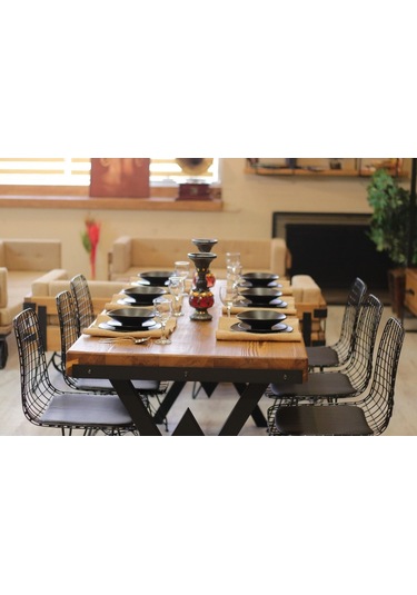 Ntconcept Ntconcept Masif Ağaç Mutfak Masası Takımı (437781110)