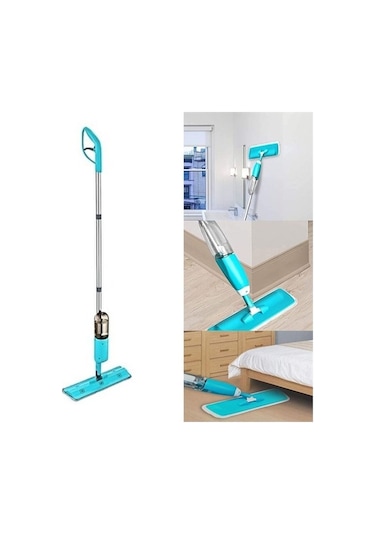 BUFFER® Döner Başlıklı Spreyli Mop Parke Ahşap Fayans Temizleyici