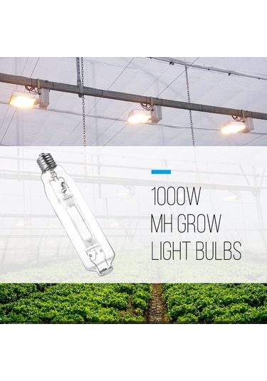 Qingmipy 1000w E40 Metal Halide Bitki Büyüme Lambası 6000k 90% Verimli Çiçek Ve Meyve Geliştirici Işık Tt76-mh