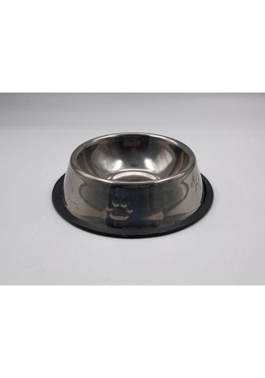 Ans Kedi ve Köpek İçin Çelik Mama Su Kabı 18 CM