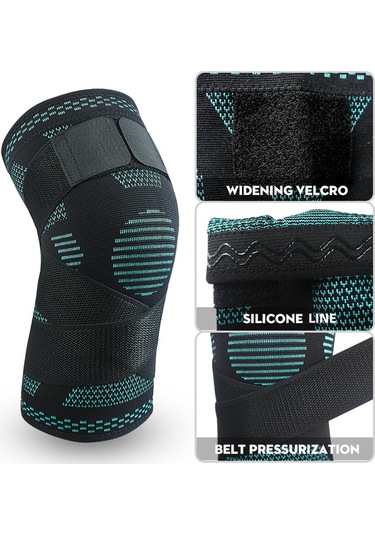 Wezone &quot;eklem Destekli Dizlik - Koşu, Basketbol Ve Spor Yaralanmalarına Karşı Rahat Koruma&quot; Çok Renkli