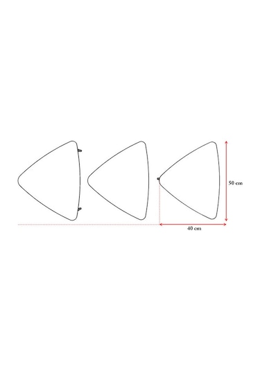 3 Lü Üçgen Zigon Sehpa Ahşap Ayaklı-sehpa02-kül Gri