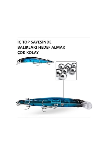 MSO Olta Balıkçılık Minnow 10cm 8gr Rapala Yapay Yem