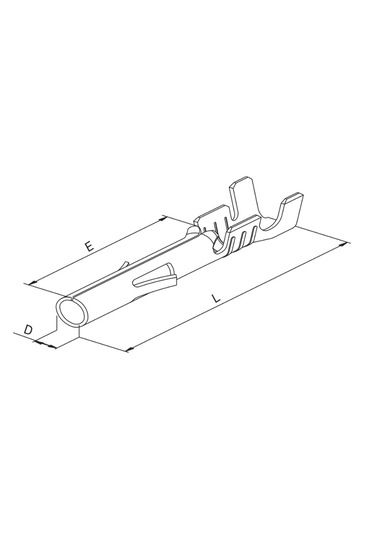 Mesa Tyd 2614-yuvarlak Dişi Klips Kalaylı - 10 Adet