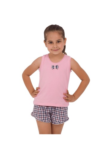 The Don Anne-Kız Pembe Kız Çocuk Şort Takımı (9-14 Yaş)