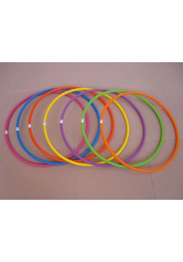 10 Adet Hulahop Çember 48 CM Hulahoop 10'lu Hula Hop Renkli