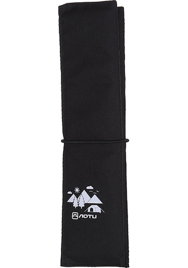 Aotu Taşınabilir Nem Geçirmez Koltuk Mat Oxford Kumaş + Epe Açık Kamp Piknik Oturma Pedi Siyah