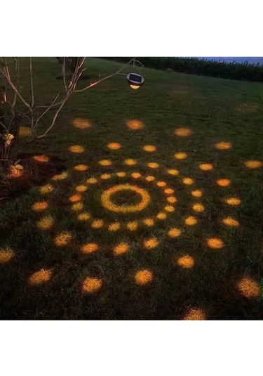 Pazly Güneş Enerjili Çim Lambası Gece Işığı Su Geçirmez Altın Renk Bahçe Aydınlatma Altın