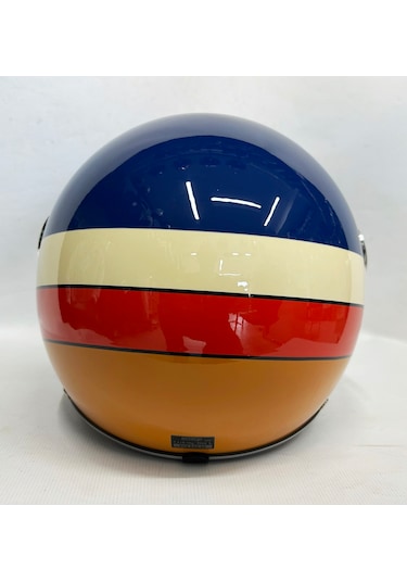 Nero Tk-06 Şefaf Vizörlü Yarım Açık Kask Parlak Lacivert