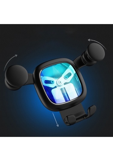 Createtech Yerçekimi Tutucu Telefon Siyah Karikatür Hava Gözler Firar Desen Dağı Büyük Araba Zj 1 Adet