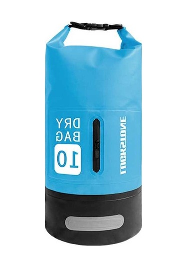 Dancemonkey Dayanıklı Pvc Lamine Kumaş Sırt Çantası - Su Geçirmez, 10l & 20l, Mavi Mavi