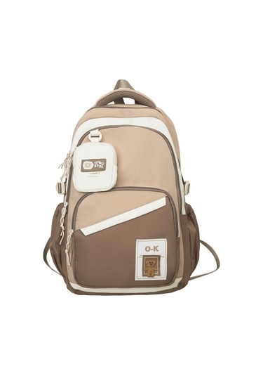 Ortaokul Lise Öğrencileri Için Büyük Kapasiteli Hafif Sırt Çantası Ppw7ks Haki