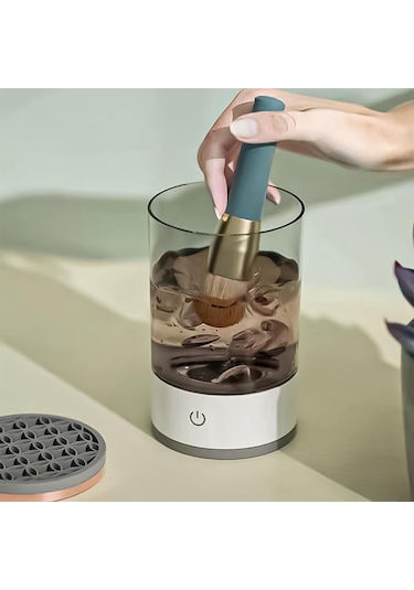 Pofet Elektrikli Makyaj Fırçası Temizleme Makinesi, Eller