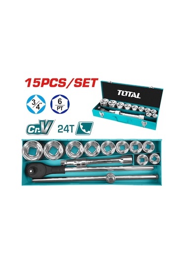 15 Parça 3/4'' Lokma Takımı Tht341151 Nms Hırdavat