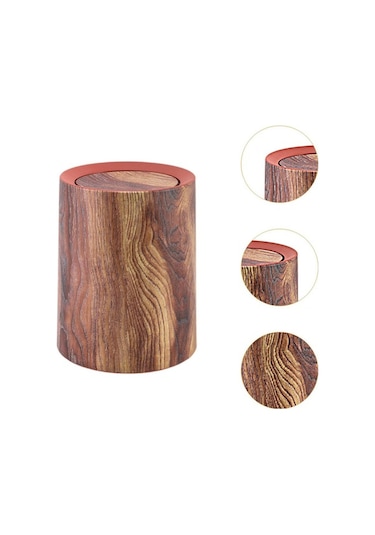 Pazly Yatak Taklit Suntek Retro Kutusu Konteyneri Kahverengi Çöp Ahşap 11l My Kahverengi